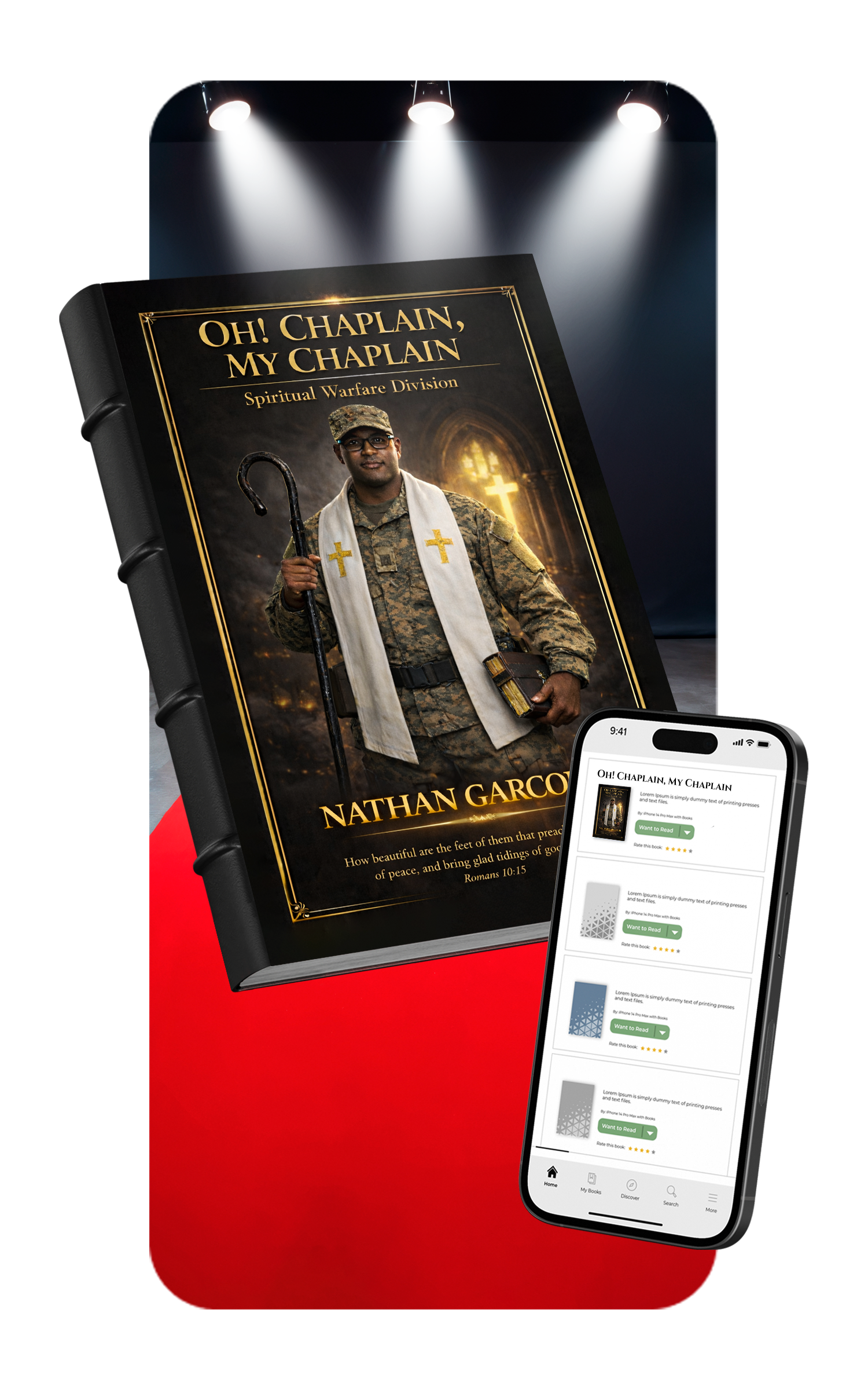 Book promotion visual