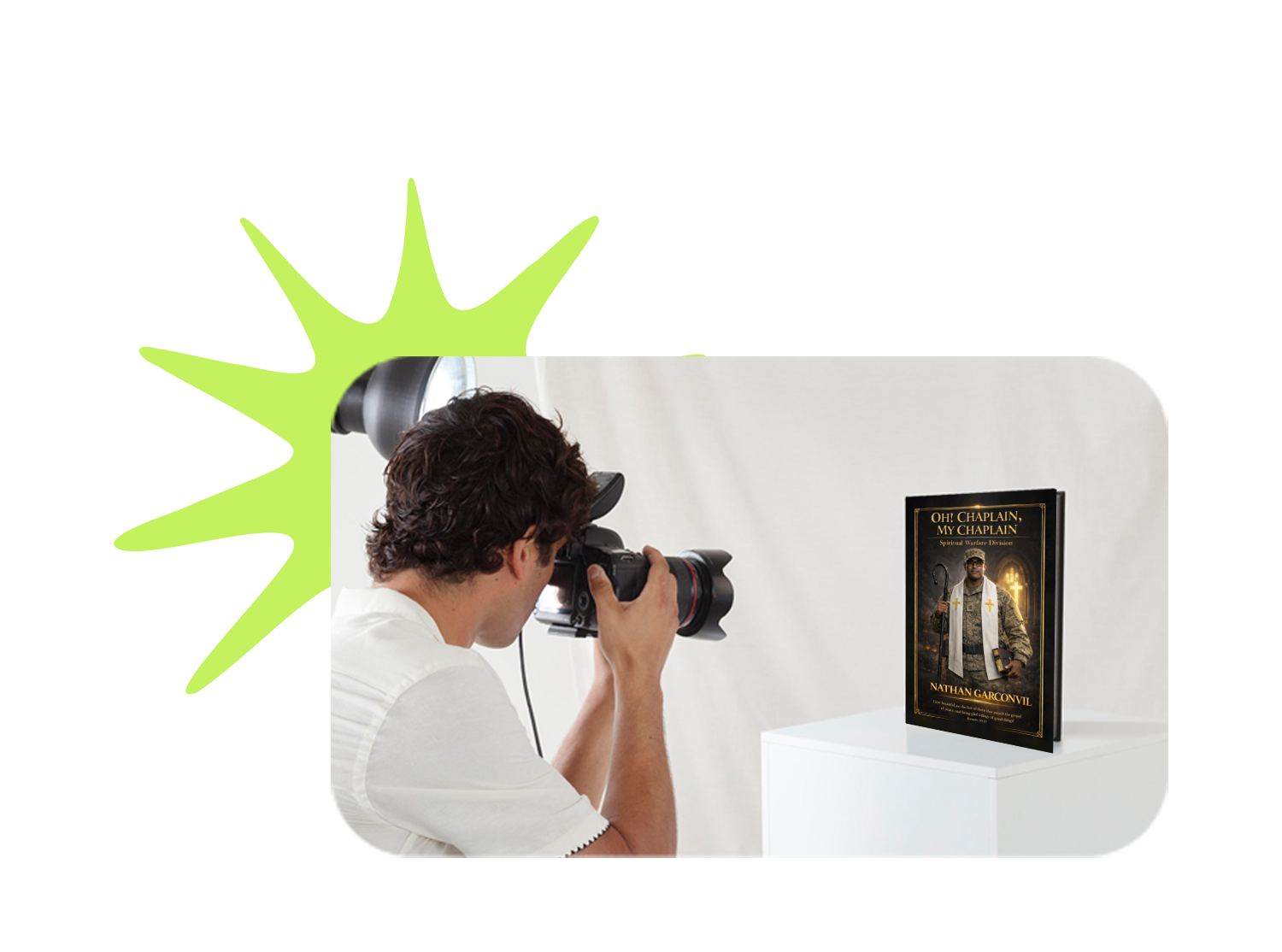 Book marketing visual